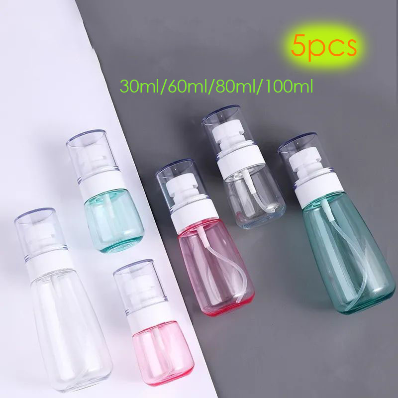 Misting Bottle Fine - 5PCS 30/60/80/100ML Portable UPG Spray Lotion