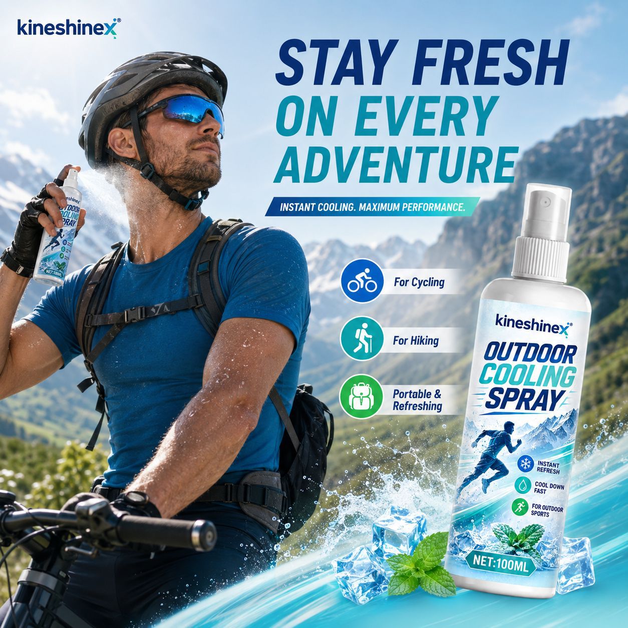 Outdoor Cooling Spray 100ml–In - Misting Bottle Fine review and price