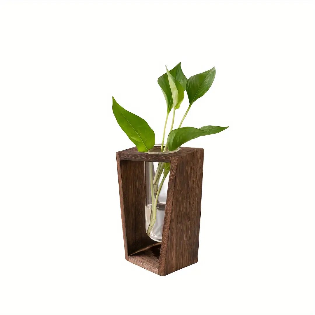 Modern Wood Propagation Vase - - Propagation Station Vase review and price