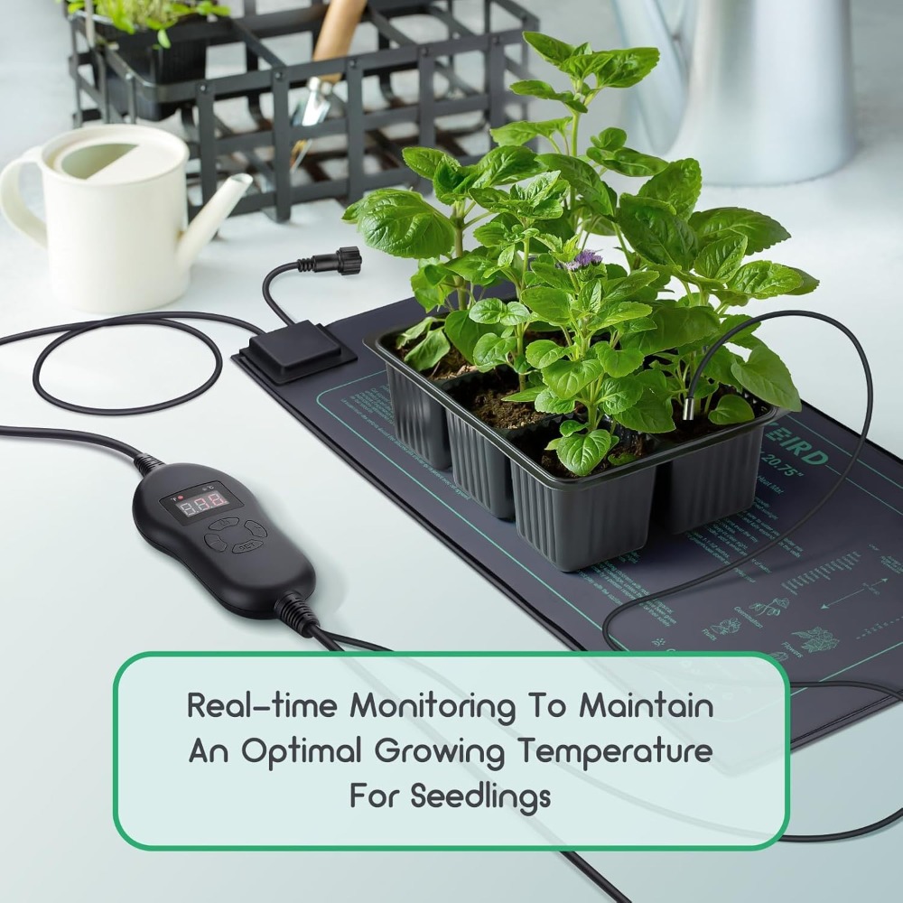 4 Pack Seedling Heat Mat with  - Heat Mat Seedling review and price