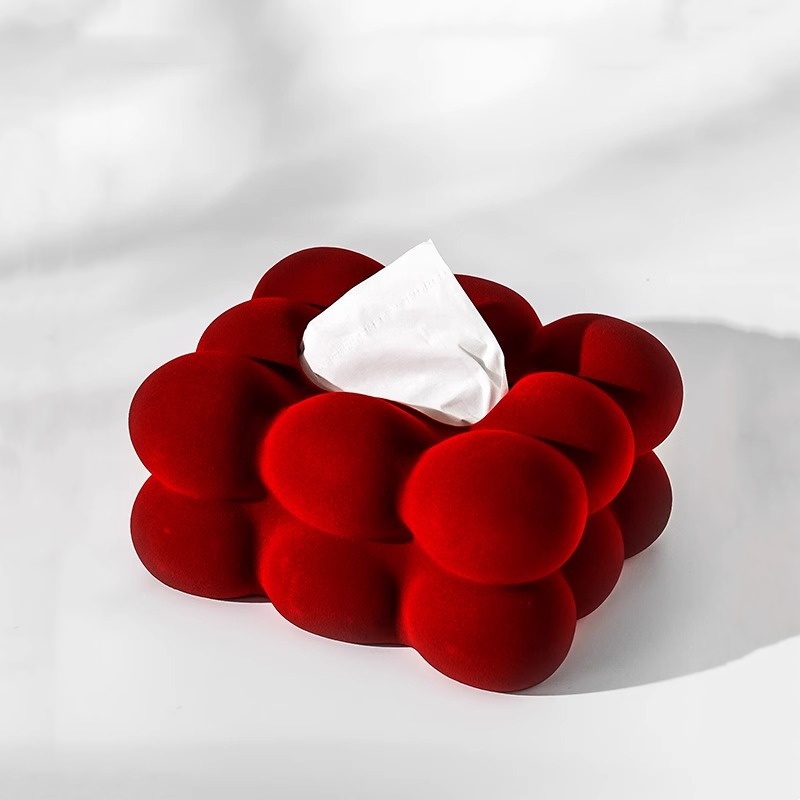 Flocked Tissue Box Geometrical - Agar Tissue Culture review and price
