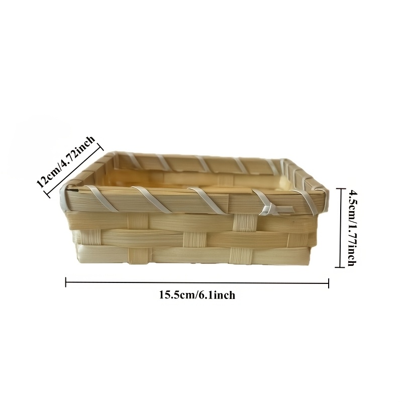 Handwoven Bamboo Napkin Basket - Agar Tissue Culture review and price