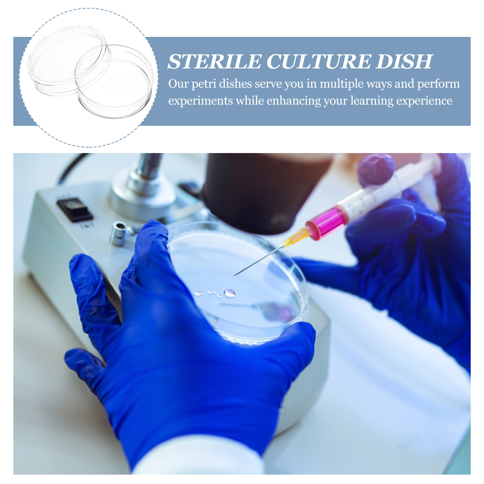 30Pcs Petri Dish Clear Plastic - Agar Tissue Culture review and price