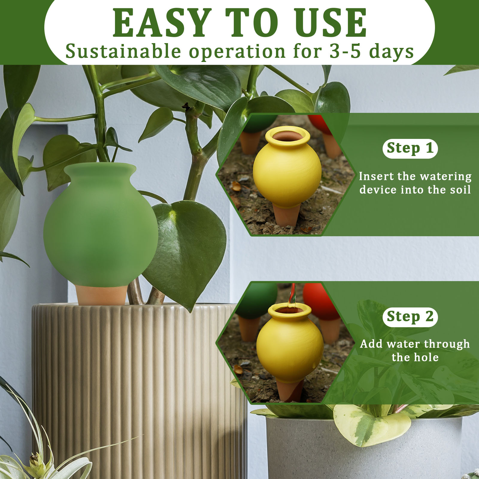 8Pcs Terracotta Self Watering  - Self Watering Insert review and price