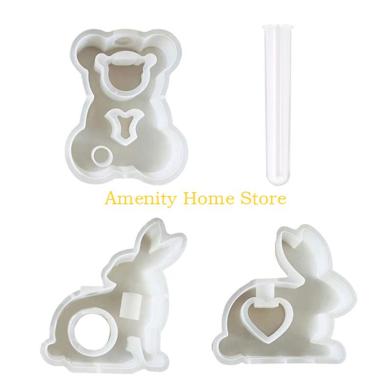 F26C Rabbits Bear Epoxy Resin  - Propagation Station Vase review and price